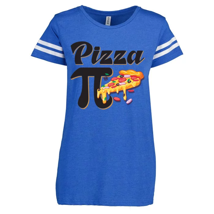 Funny Pizza Pie Math Lover Happy Pi Day Cute Gift Enza Ladies Jersey Football T-Shirt