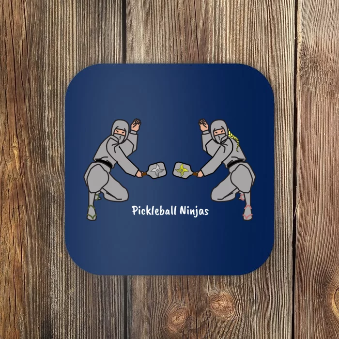 Fun Pickleball, Pickleball Ninja, Mixed Doubles, Pickleball For Life Coaster