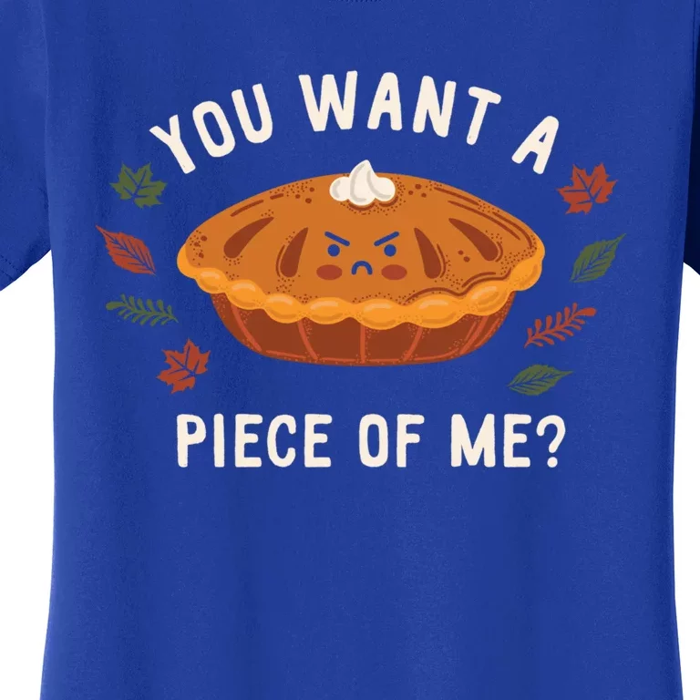 Funny Pumpkin Pie Thanksgiving Great Gift Women's T-Shirt