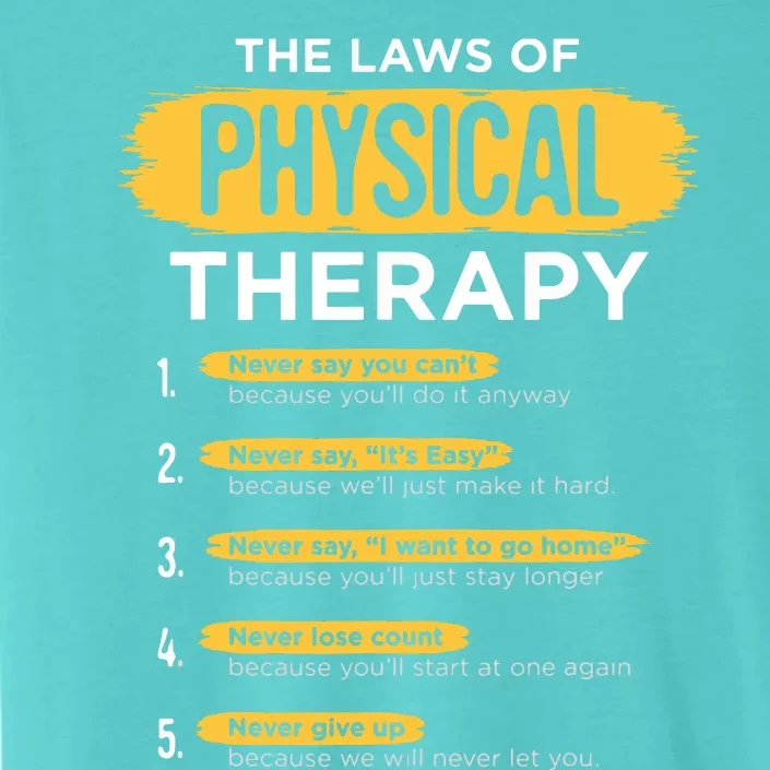 Funny PT Physical Therapy Gift Therapist Month ChromaSoft Performance T-Shirt