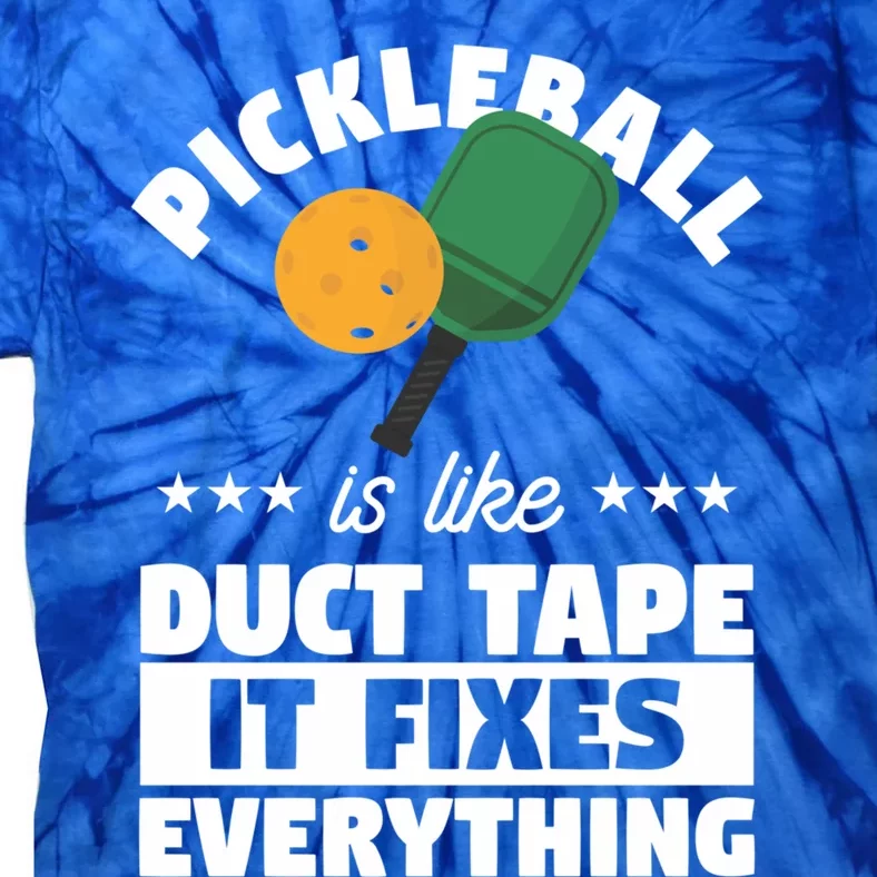 Funny Pickleball Paddle Sports Gift Pickleball Player Funny Gift Tie-Dye T-Shirt