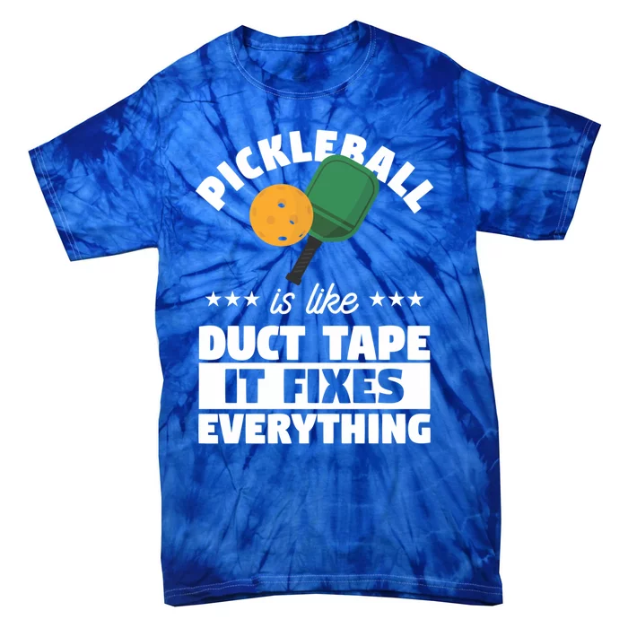 Funny Pickleball Paddle Sports Gift Pickleball Player Funny Gift Tie-Dye T-Shirt