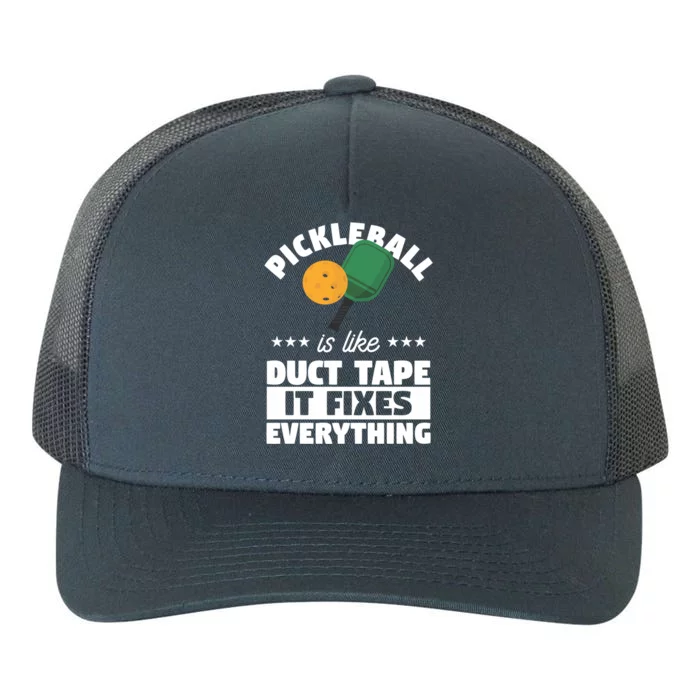 Funny Pickleball Paddle Sports Gift Pickleball Player Funny Gift Yupoong Adult 5-Panel Trucker Hat