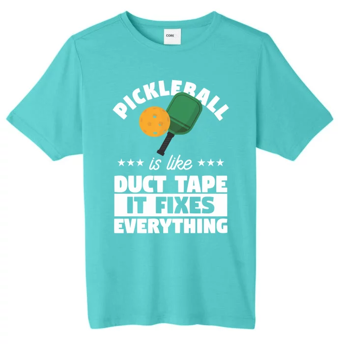 Funny Pickleball Paddle Sports Gift Pickleball Player Funny Gift ChromaSoft Performance T-Shirt