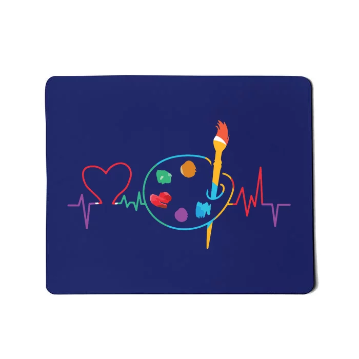 Funny Paint Palette Brush Artist Painter Gift Mousepad