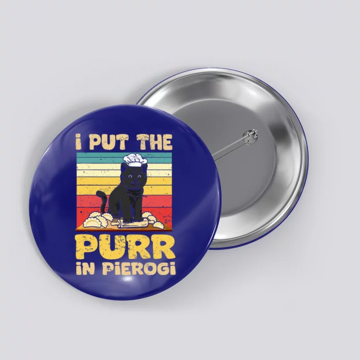 Funny polish pierogi Button