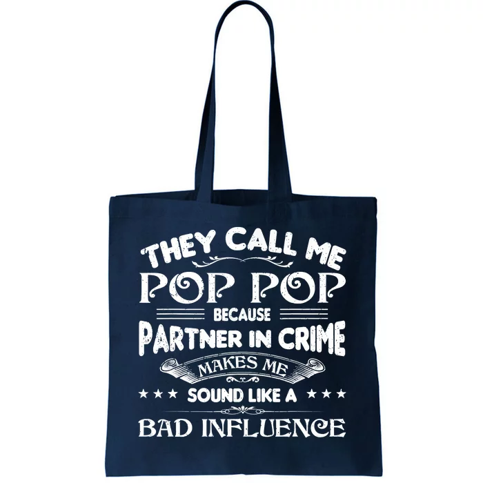 Funny Pop Pop Dad Shirt Valentine Fathers Day Christmas Tote Bag