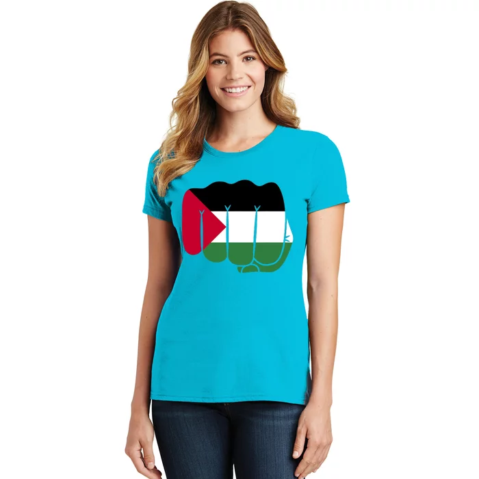 Free Palestine Palestine Flag Support Women's T-Shirt