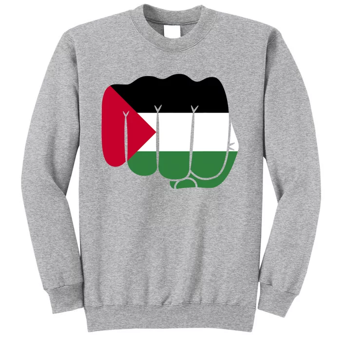 Free Palestine Palestine Flag Support Tall Sweatshirt