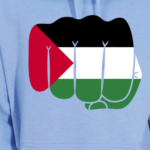 Free Palestine Palestine Flag Support Unisex Surf Hoodie