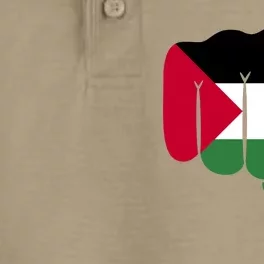 Free Palestine Palestine Flag Support Dry Zone Grid Performance Polo