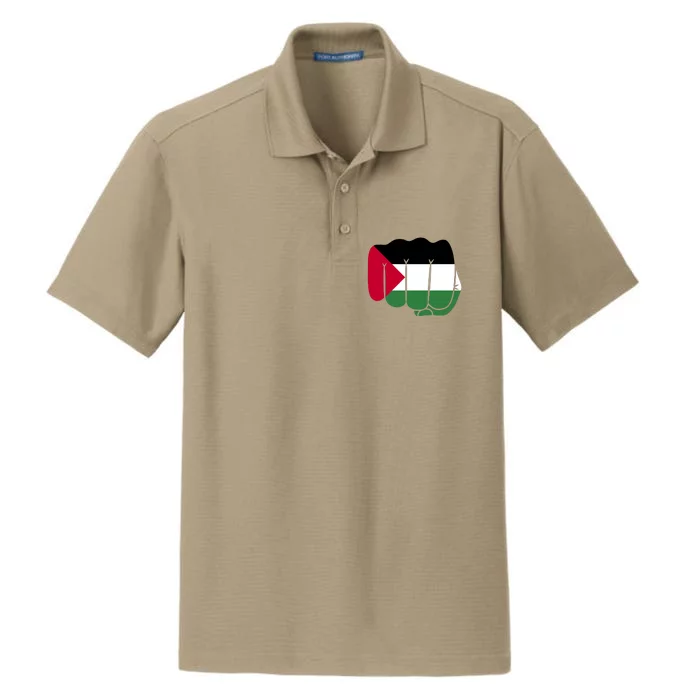 Free Palestine Palestine Flag Support Dry Zone Grid Performance Polo