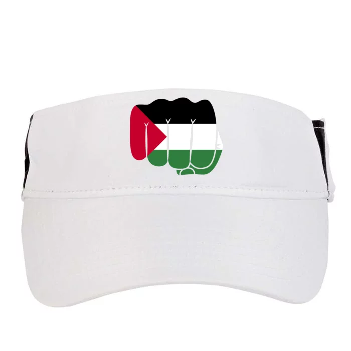 Free Palestine Palestine Flag Support Adult Drive Performance Visor