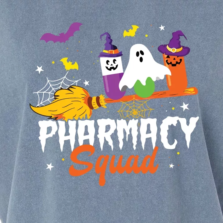 Funny Pills Pharmacy Squad Pharmacist Technician Halloween Garment-Dyed Women's Muscle Tee