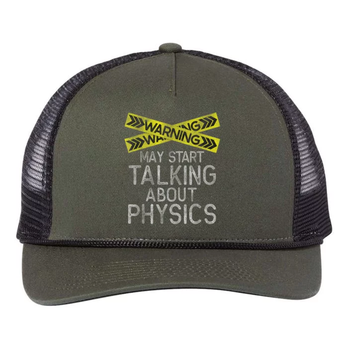 Funny Physics Physics Lover Science Humor Physics Retro Rope Trucker Hat Cap