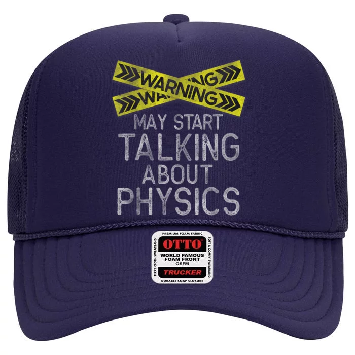 Funny Physics Physics Lover Science Humor Physics High Crown Mesh Trucker Hat