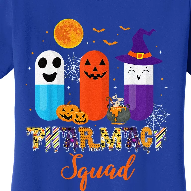 Funny Pills Pharmacy Pharmacist Squad Halloween Costume Women's T-Shirt