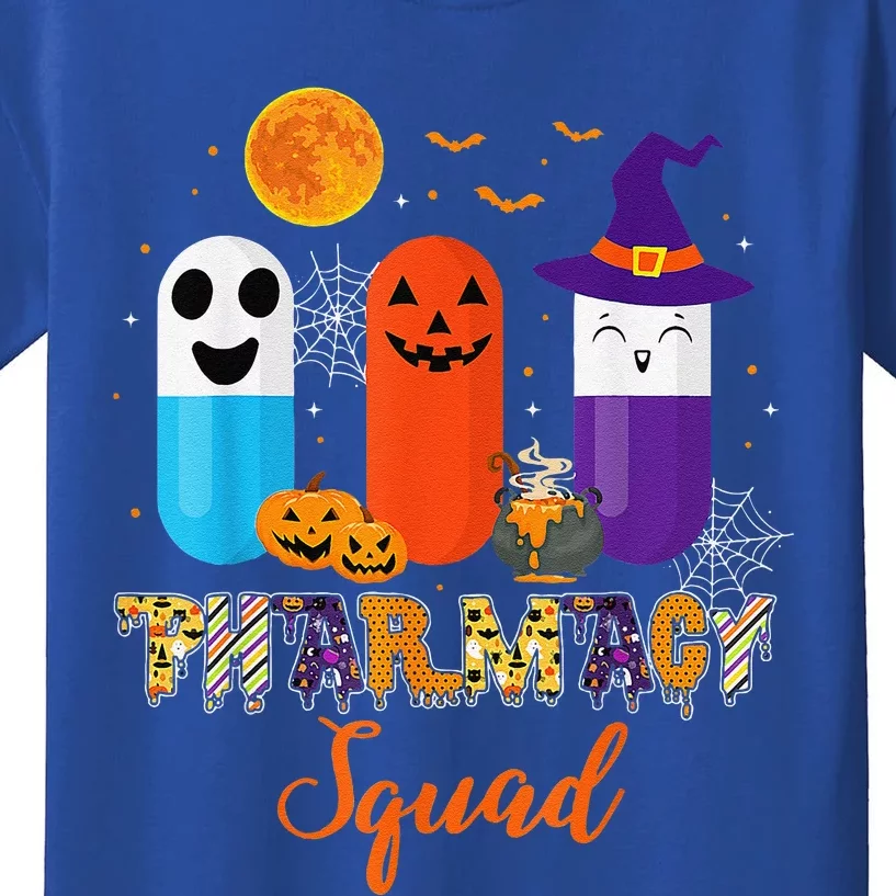 Funny Pills Pharmacy Pharmacist Squad Halloween Costume Kids T-Shirt