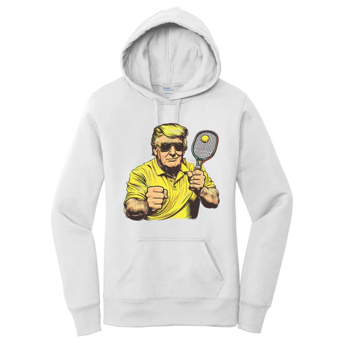 Funny President Pickleball Lovers Political Women's Pullover Hoodie