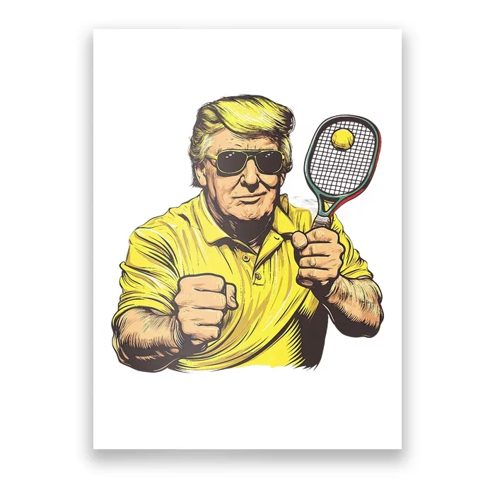 Funny President Pickleball Lovers Political Poster