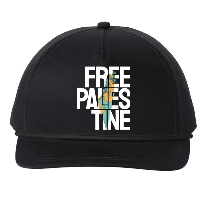 Free Palestine Premium Snapback Five-Panel Rope Hat