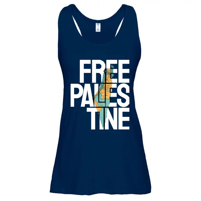 Free Palestine Premium Ladies Essential Flowy Tank