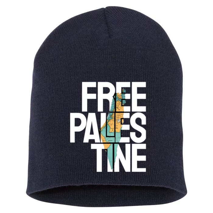 Free Palestine Premium Short Acrylic Beanie