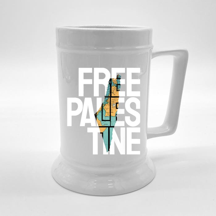 Free Palestine Premium Front & Back Beer Stein