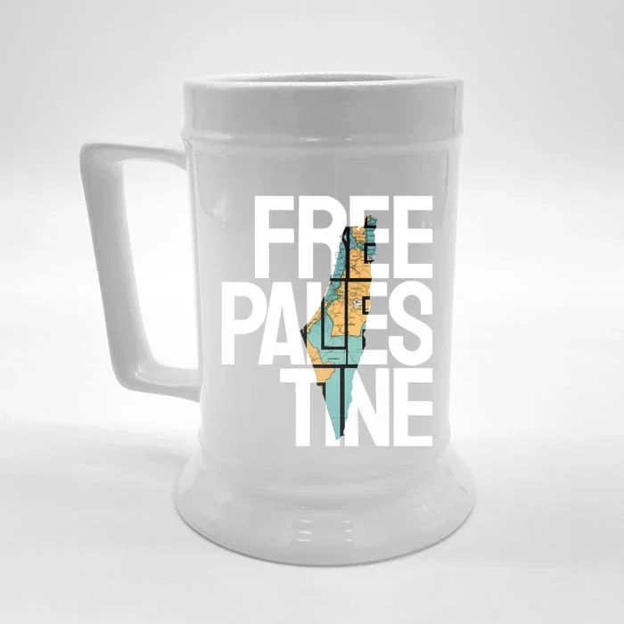 Free Palestine Premium Front & Back Beer Stein