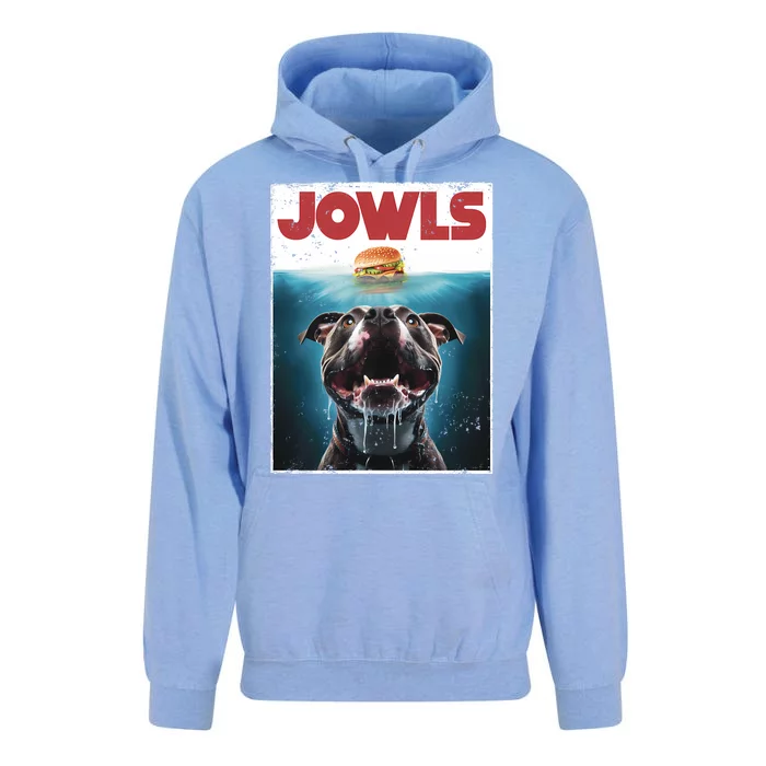 Funny Pittie Pitbull Pit Bull Jowls Burger Bully Dog Mom Unisex Surf Hoodie