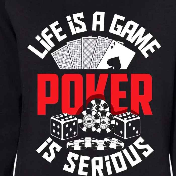 Funny Poker Player Poker Womens California Wash Sweatshirt