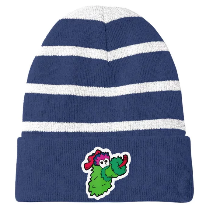 Funny Phanatic P Baseball Championship Striped Beanie with Solid Band