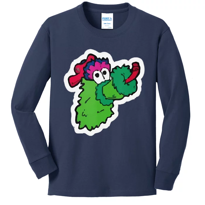 Funny Phanatic P Baseball Championship Kids Long Sleeve Shirt