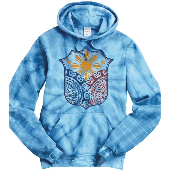 Filipino Pinoy Pride Mandala Tribal Proud Philippines Tie Dye Hoodie