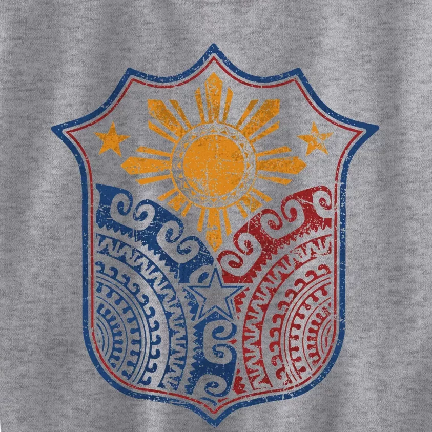 Filipino Pinoy Pride Mandala Tribal Proud Philippines Kids Sweatshirt