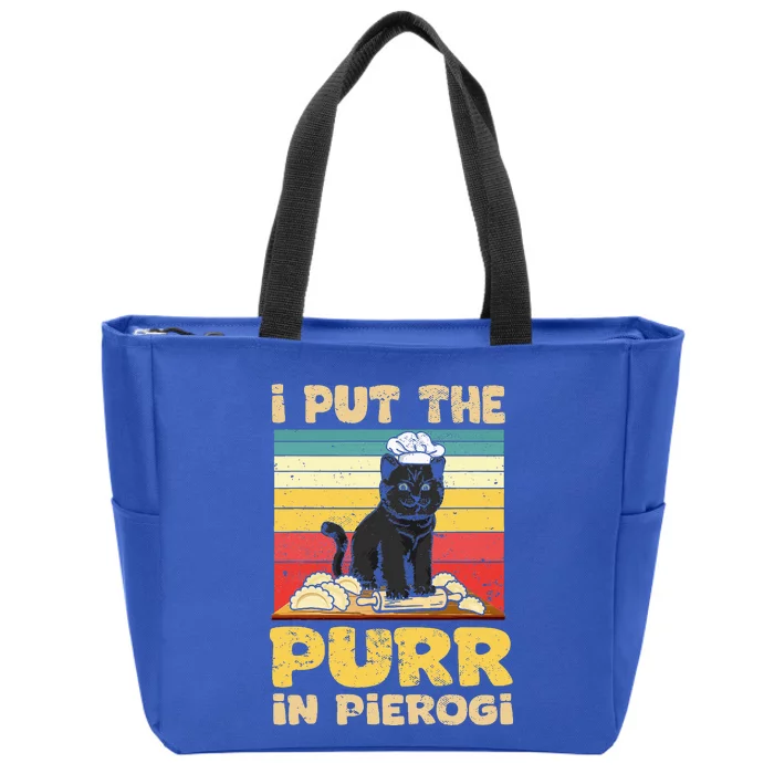 Funny Polish Pierogi Zip Tote Bag