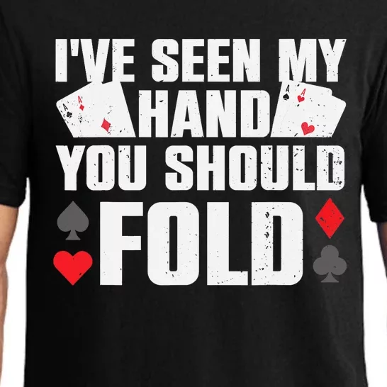 Funny Poker Player Art Gambler Casino Lover Pajama Set