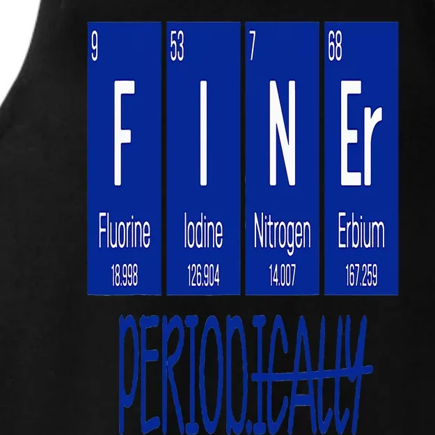 Finer Period Periodical Table Life Zeta Phi Beta Line Ladies Tri-Blend Wicking Tank