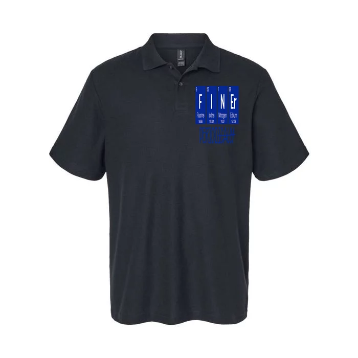 Finer Period Periodical Table Life Zeta Phi Beta Line Softstyle Adult Sport Polo