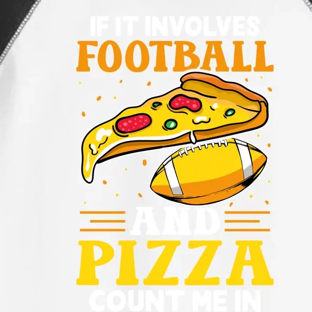 Football Pizza Pizza Party Game Day Sunday Gift Toddler Fine Jersey T-Shirt