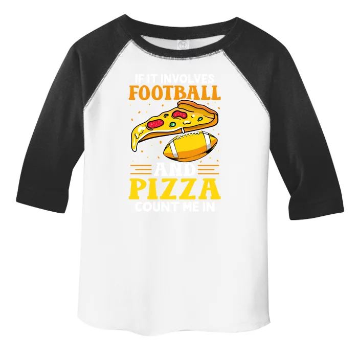 Football Pizza Pizza Party Game Day Sunday Gift Toddler Fine Jersey T-Shirt