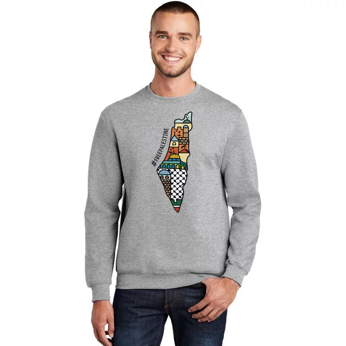 Free Palestine Palestinian Lives Matter Human Civil Rights Tall Sweatshirt