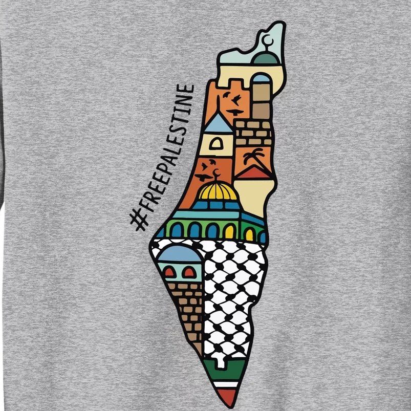 Free Palestine Palestinian Lives Matter Human Civil Rights Tall Sweatshirt