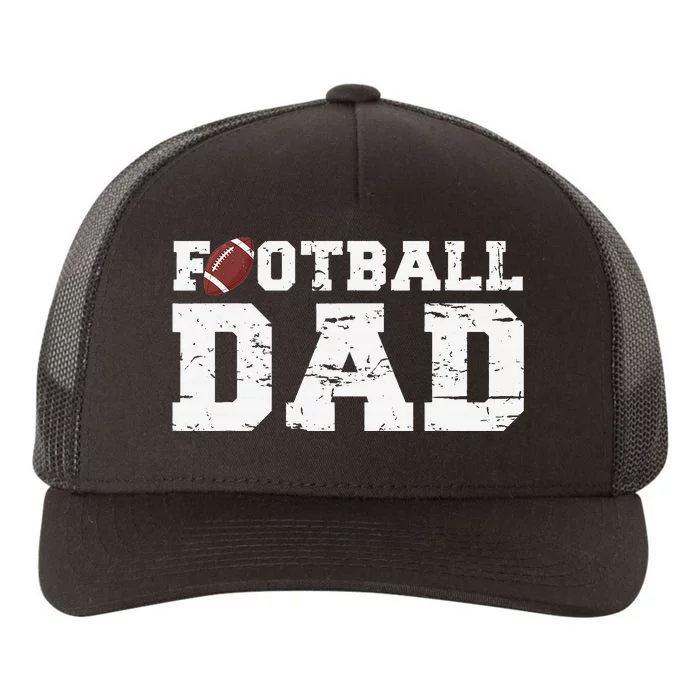 Football Papa Proud Football Dad Yupoong Adult 5-Panel Trucker Hat