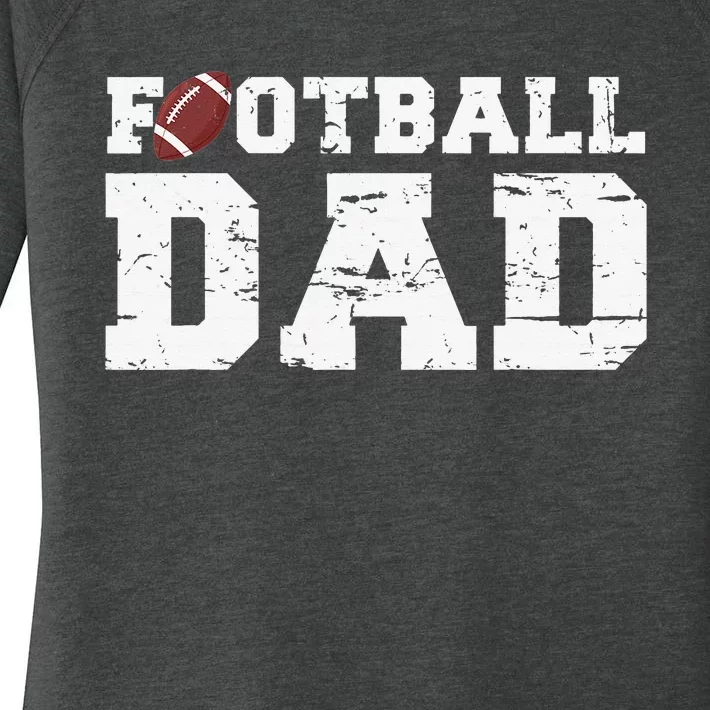 Football Papa Proud Football Dad Women's Perfect Tri Tunic Long Sleeve Shirt