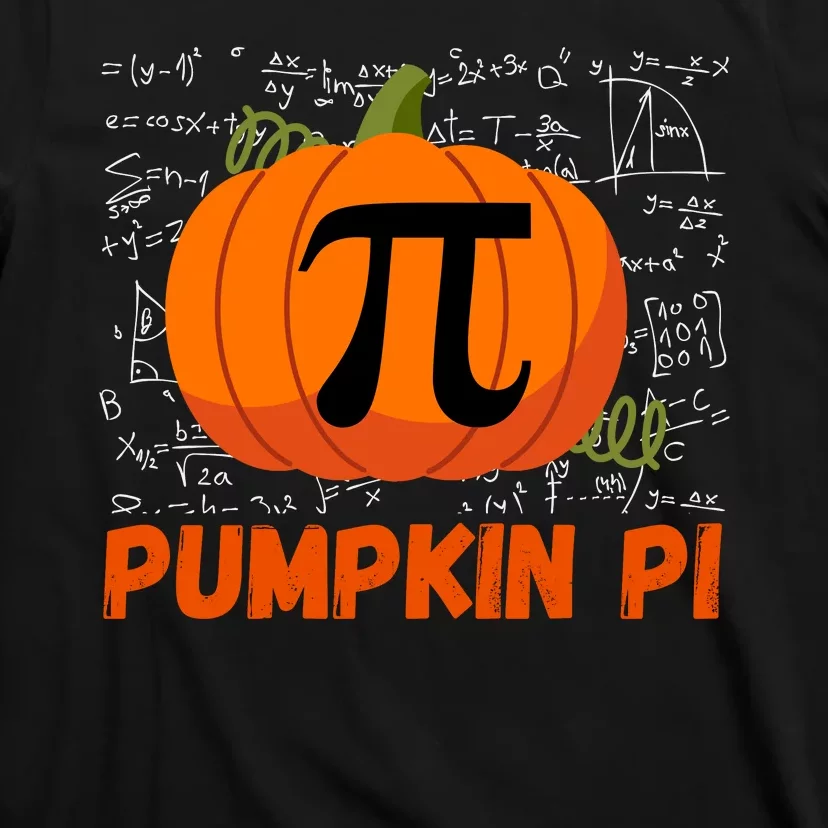 Funny Pumpkin Pie Math Pumpkin Pi Funny Halloween Costume T-Shirt