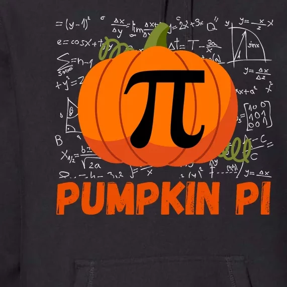 Funny Pumpkin Pie Math Pumpkin Pi Funny Halloween Costume Premium Hoodie