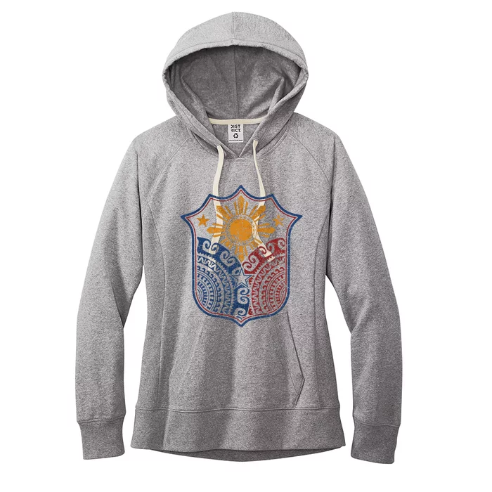 Filipino Pinoy Pride Mandala Tribal Proud Philippines Women's Fleece Hoodie