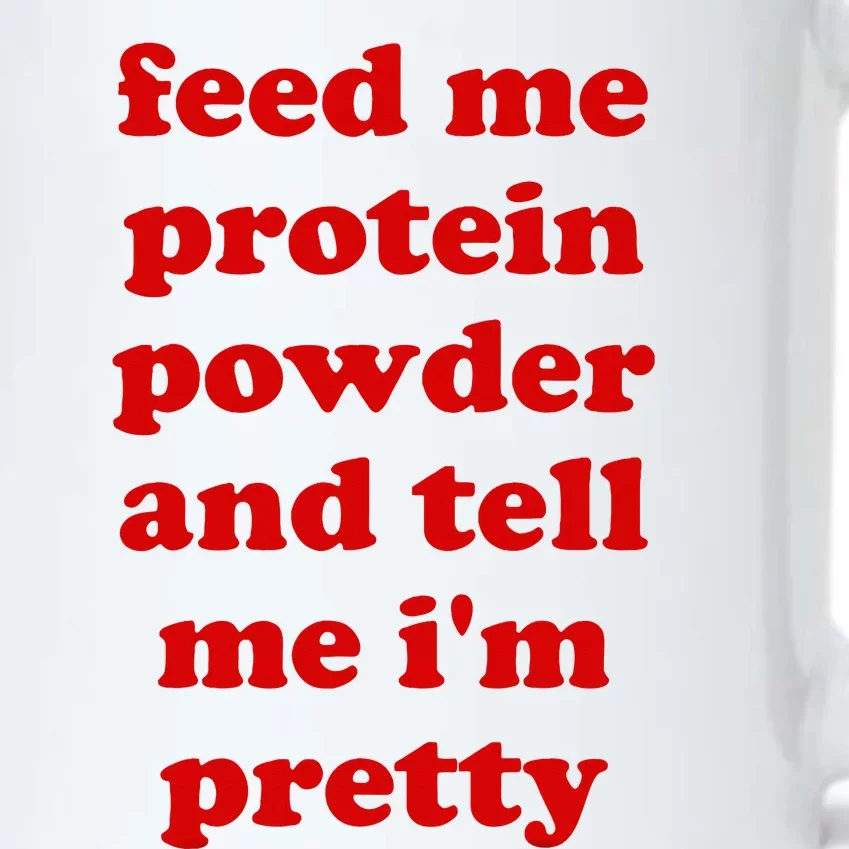 Funny Protein Powder Meme Black Color Changing Mug