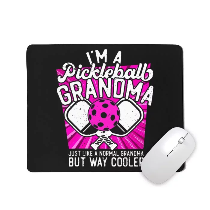 Funny Pickleball Paddle Pickleball Grandma Retro Mousepad